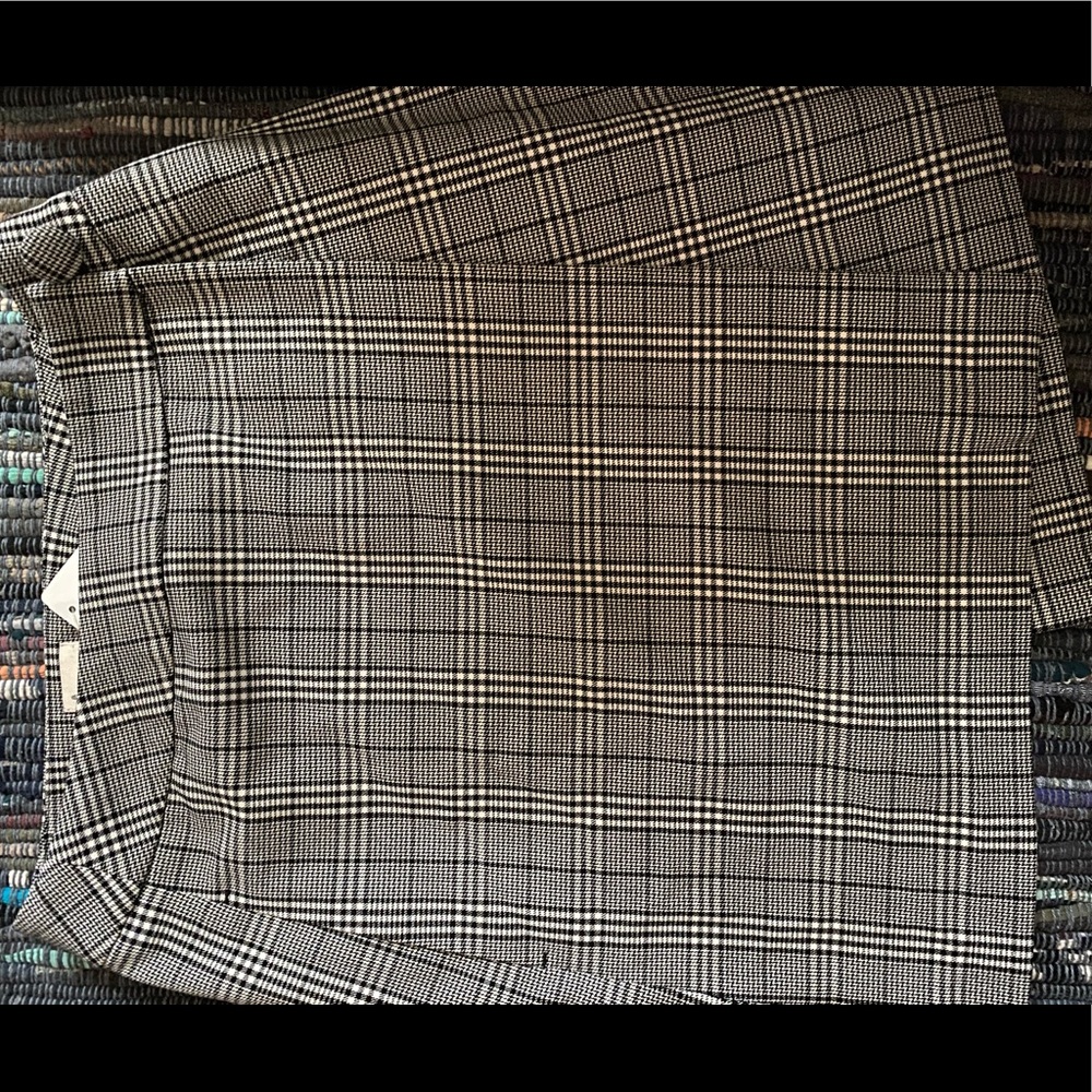 Business Casual Plaid Skirt